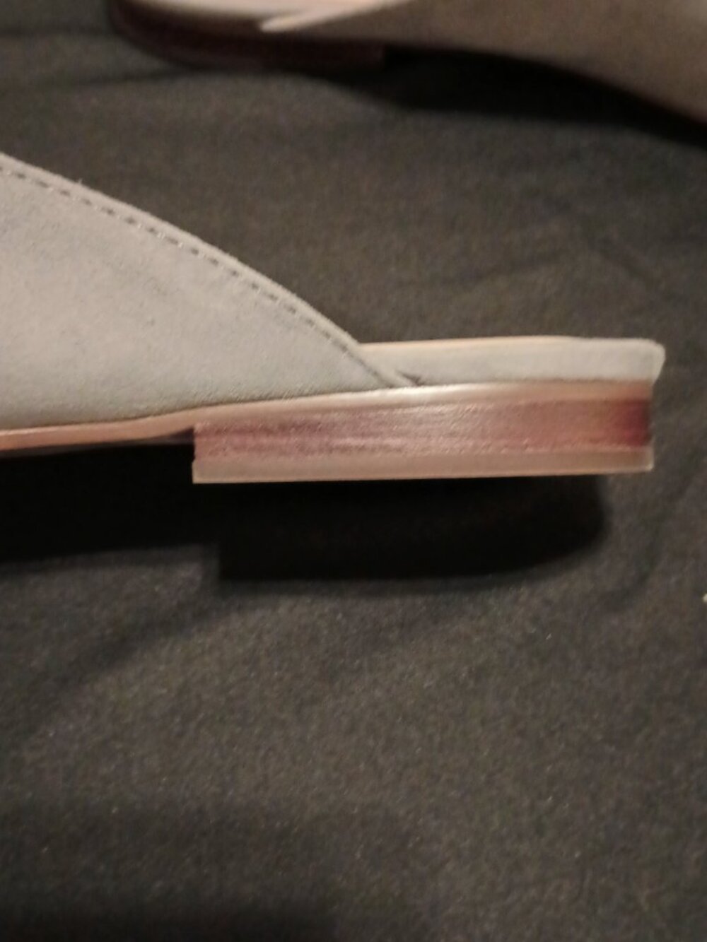 J. Jill Size 10 Gray Suede Slip-on Mules (NWOB) - Picture 4 of 10